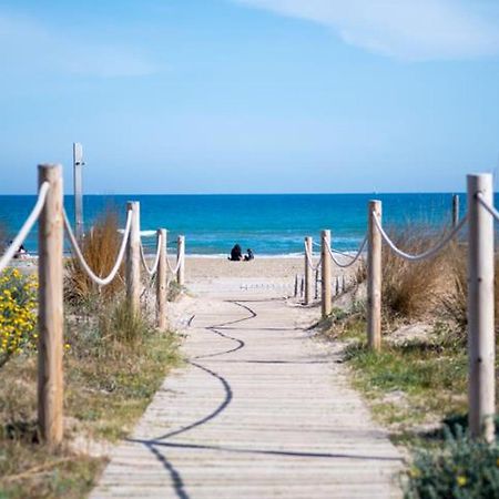 New Beside Sitges With Pool Beside Beach Leilighet Vilanova i la Geltrú Eksteriør bilde