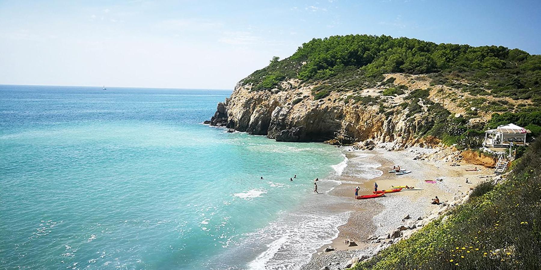 New Beside Sitges With Pool Beside Beach Leilighet Vilanova i la Geltrú Eksteriør bilde